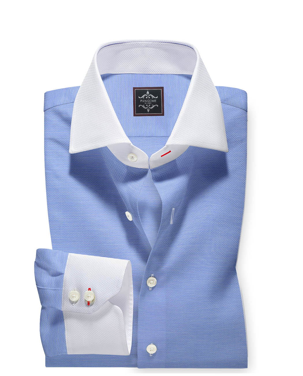 Men's Sky Blue Broadcloth Shirt