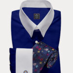 Mens blue dress shirt