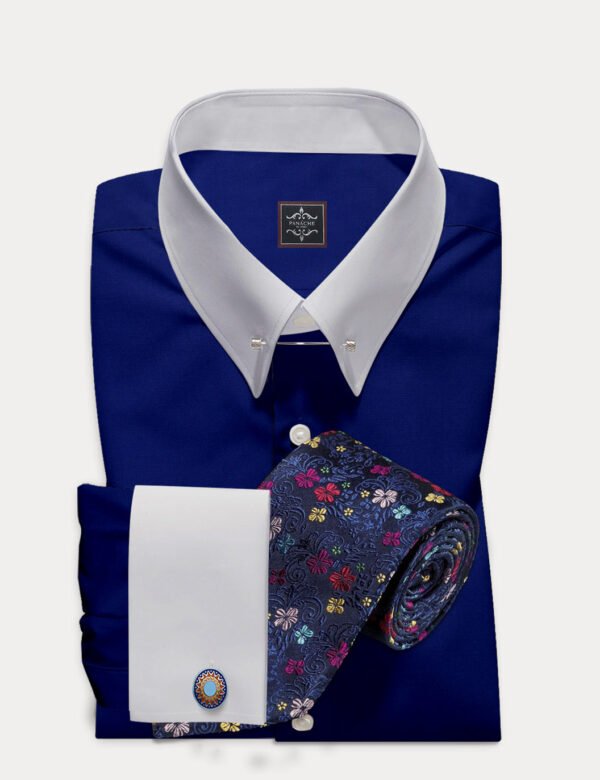 Mens blue dress shirt