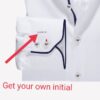 Mens white fashion shirt