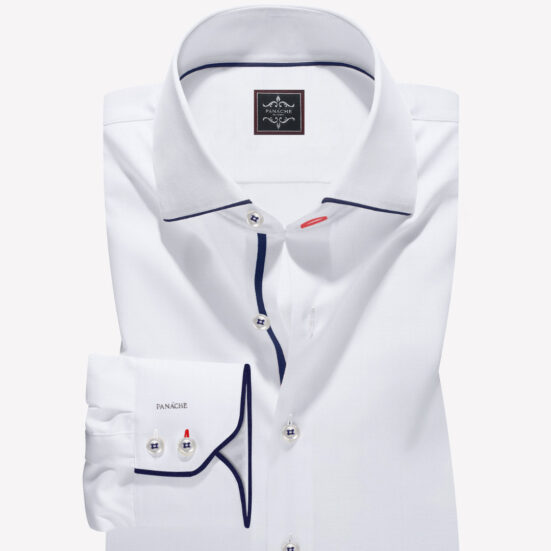 white fashion shirt