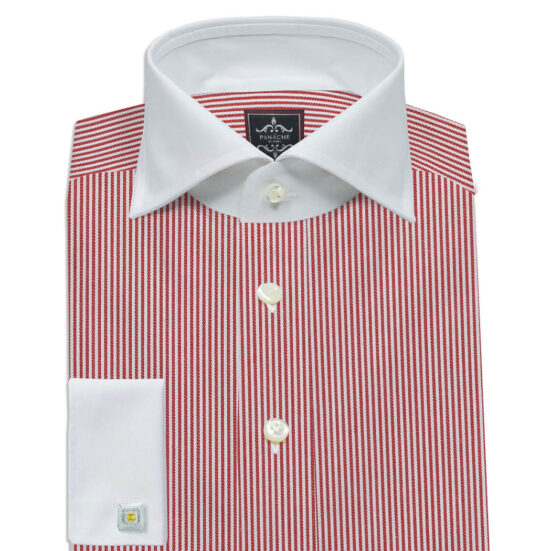 Red Striped Dress Shirts