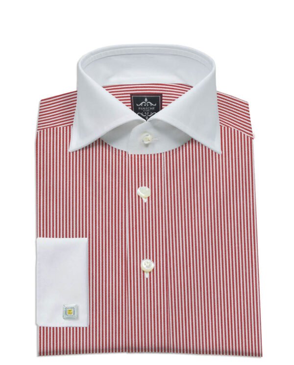 Red Striped Dress Shirts
