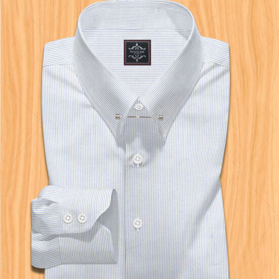 Self-Pen Stripe Men's Dress Shirt