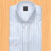 Linen mens striped dress shirt