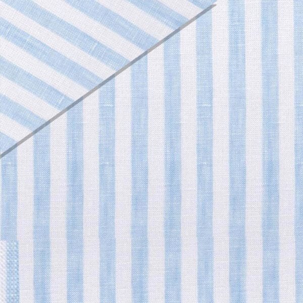 Linen mens striped dress shirt