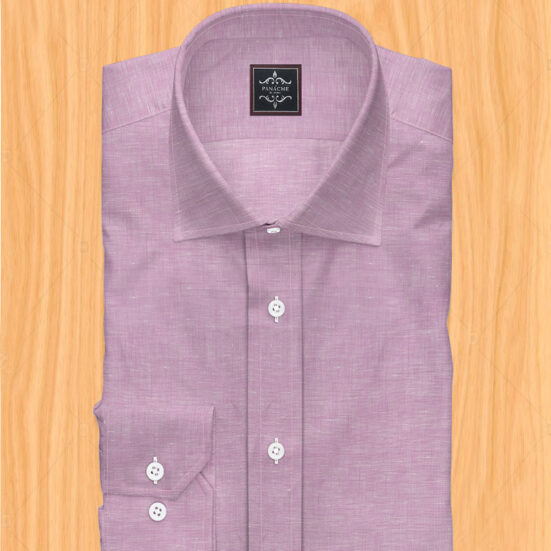 Pink linen shirts men's