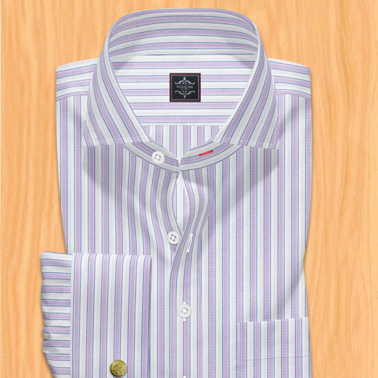 Lavender Bengal Stripe Shirt