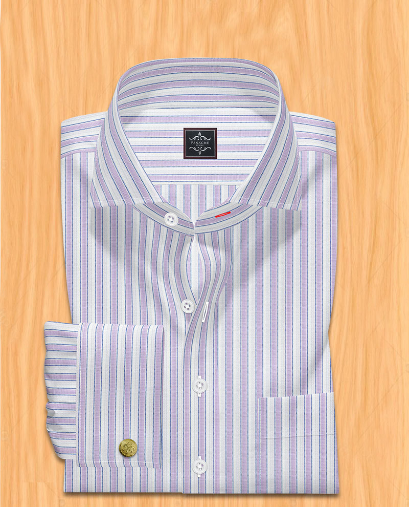 Lavender Bengal Stripe Shirt