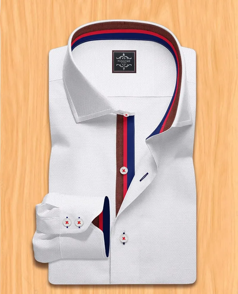 Designer Dress Shirts For Men Fashion White Dress Shirt