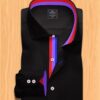 Black dress shirts for men