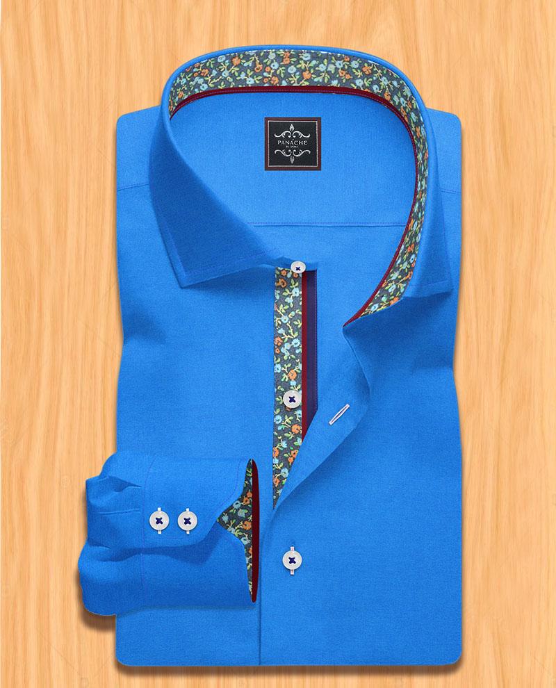 Royal Blue Men's Shirt