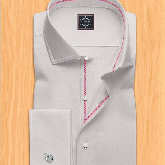 White dress shirts with French cuffs