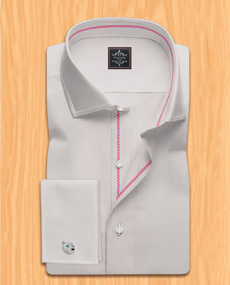 White dress shirts with French cuffs