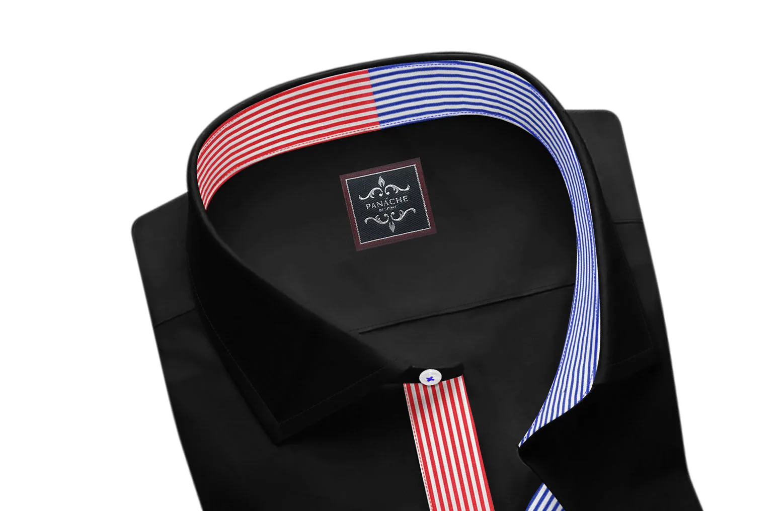 Men's dress shirt black