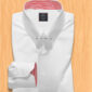 shirt with pin collar