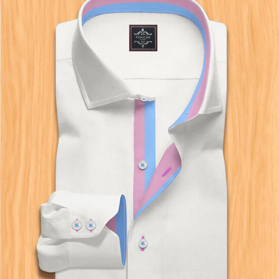 Male white dress shirt