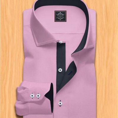 Men's dress pink shirt