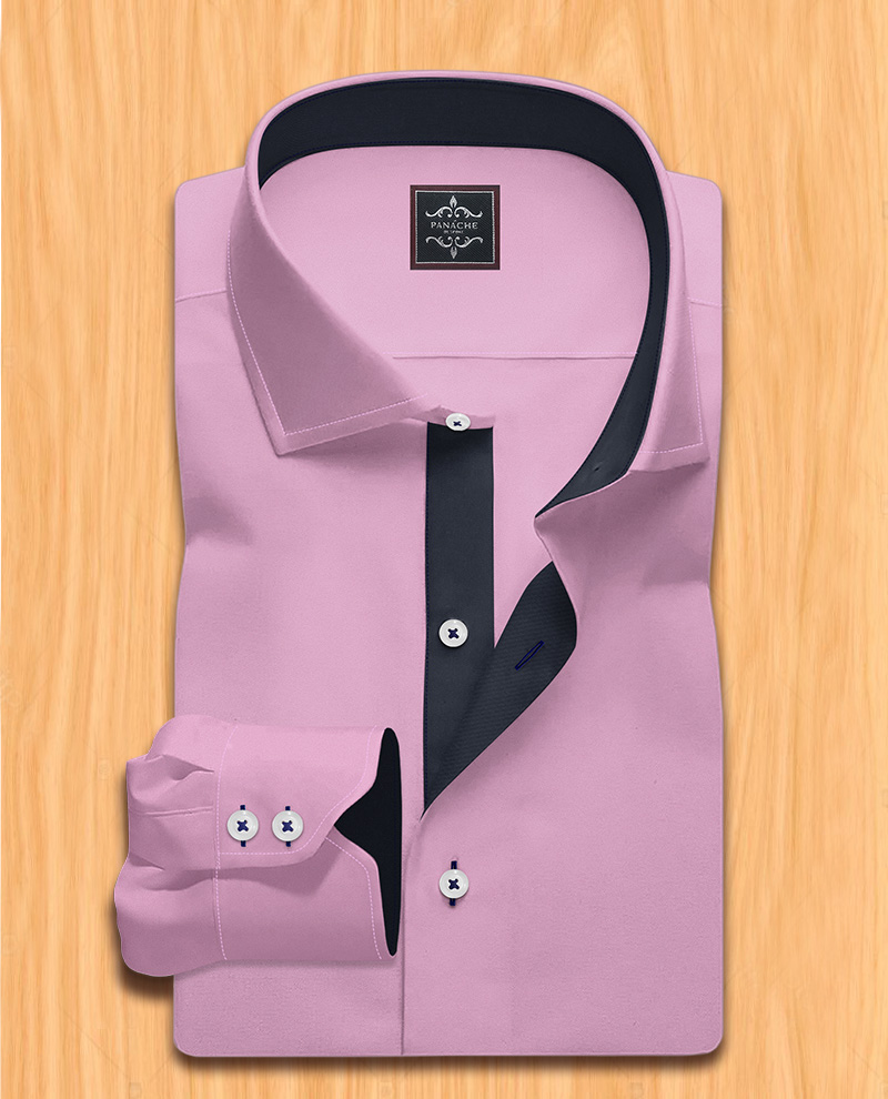 Men's dress pink shirt