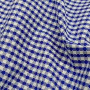 Blue Check Dress Shirt Mens