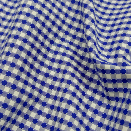 Blue Check Dress Shirt Mens