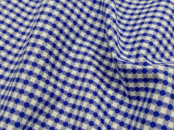 Blue Check Dress Shirt Mens