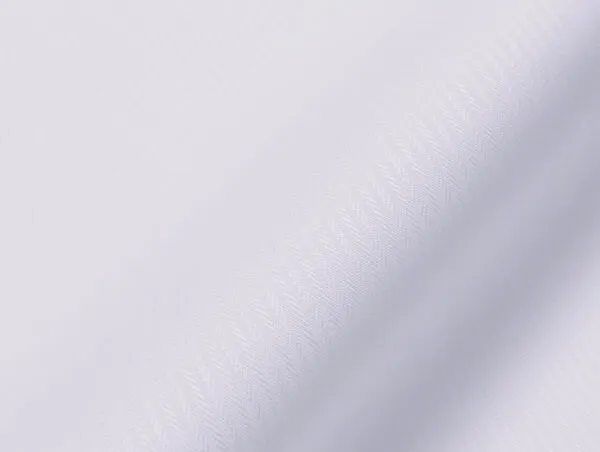 Micro Herringbone White