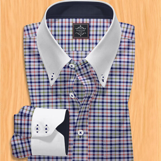 Mens checked button down shirts