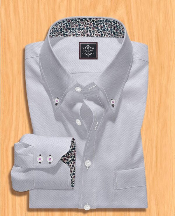 Mens button down white