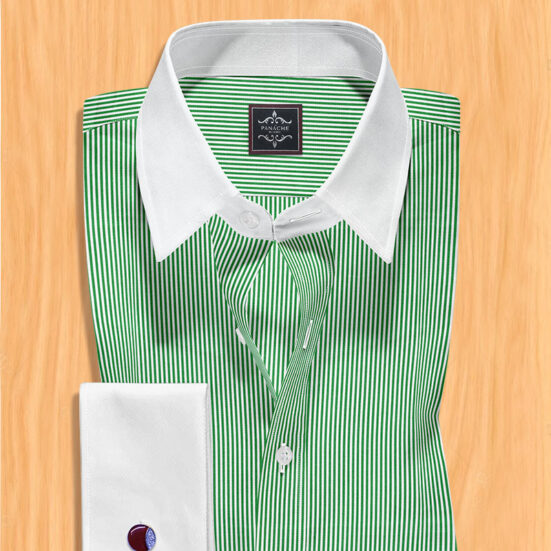 Mens striped dress shirt