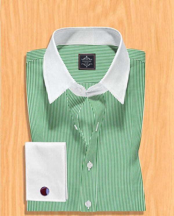 Mens striped dress shirt