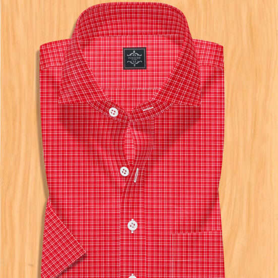 Red and White Checkered Shirt