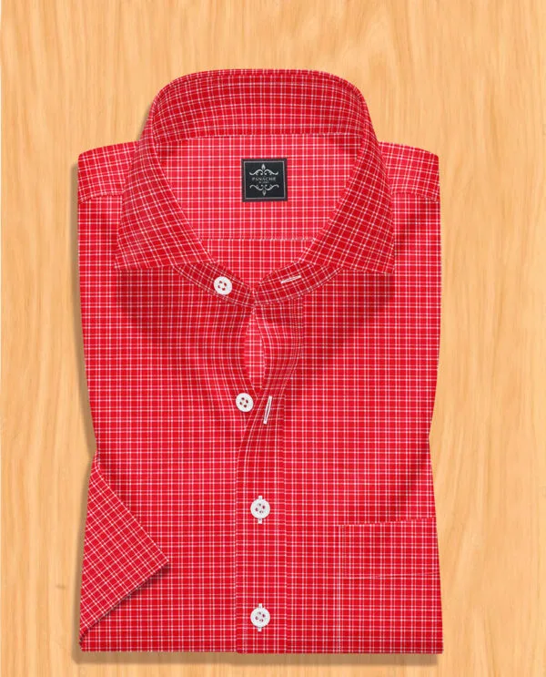 Red and White Checkered Shirt
