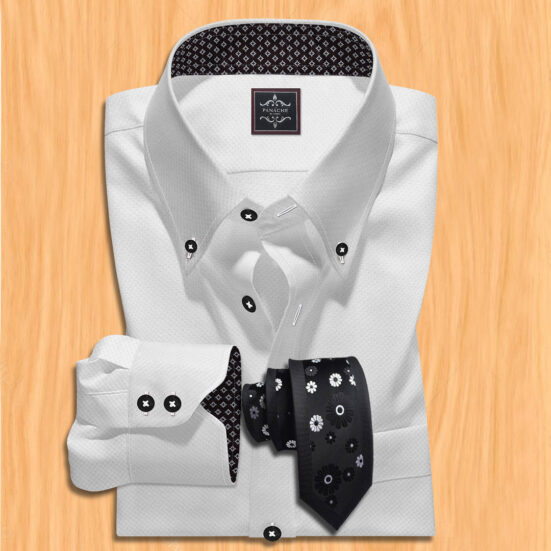 White button down shirts men