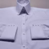 High collar shirt mens | 3 button shirt with collar | High collar white dress shirt - Image 5