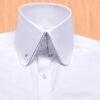 High collar shirt mens