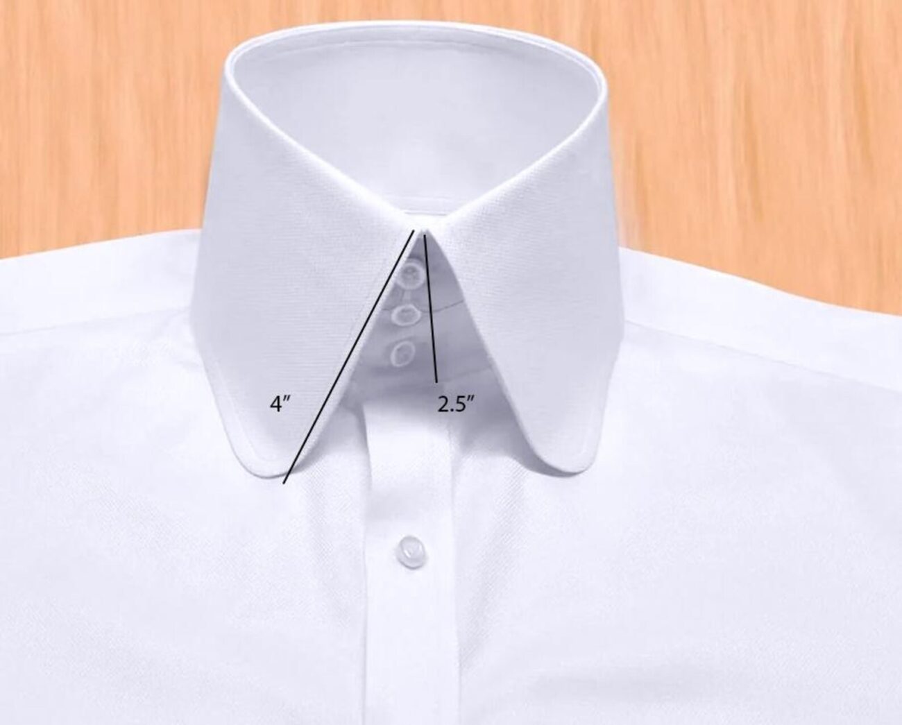 High collar shirt mens