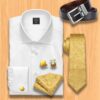 White french cuff dress shirt