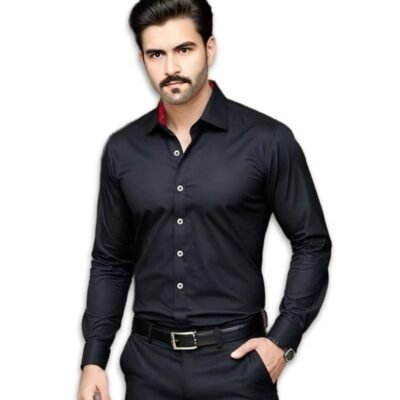 Black dress shirt long sleeve
