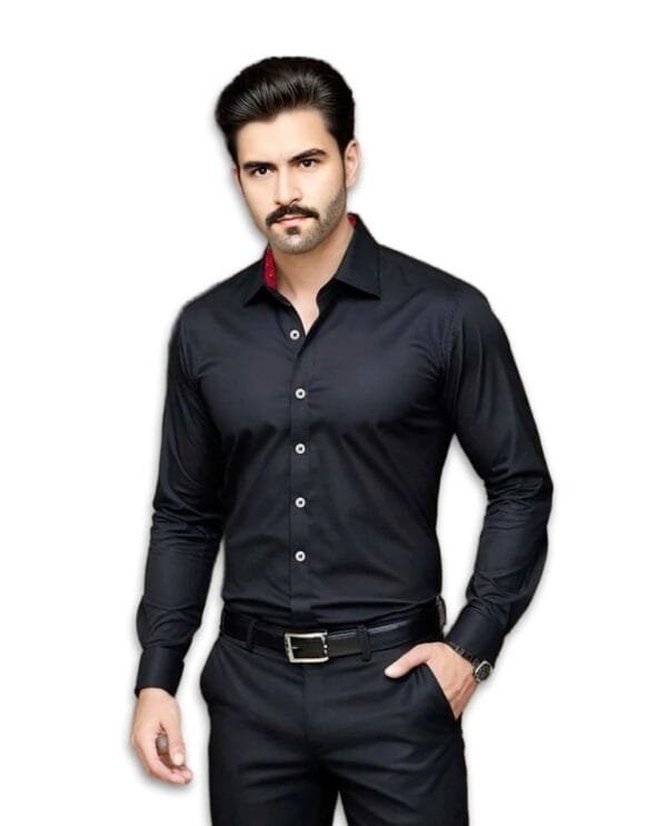 Black dress shirt long sleeve