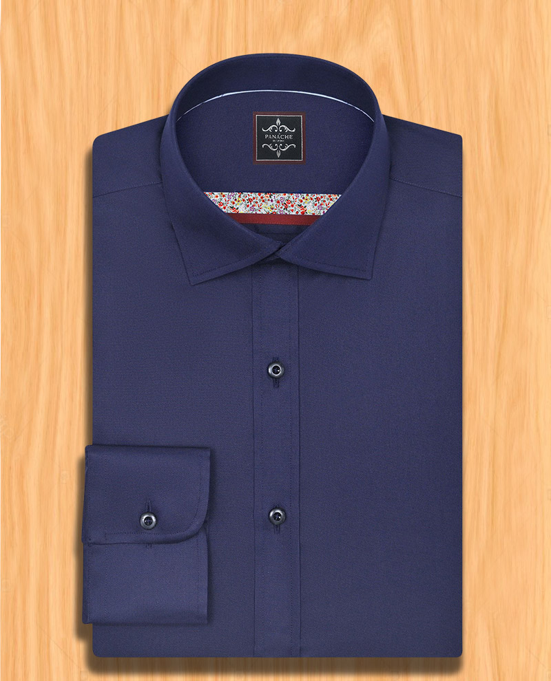 Navy Blue Dress Shirt