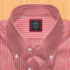Red Striped Button Down Shirt