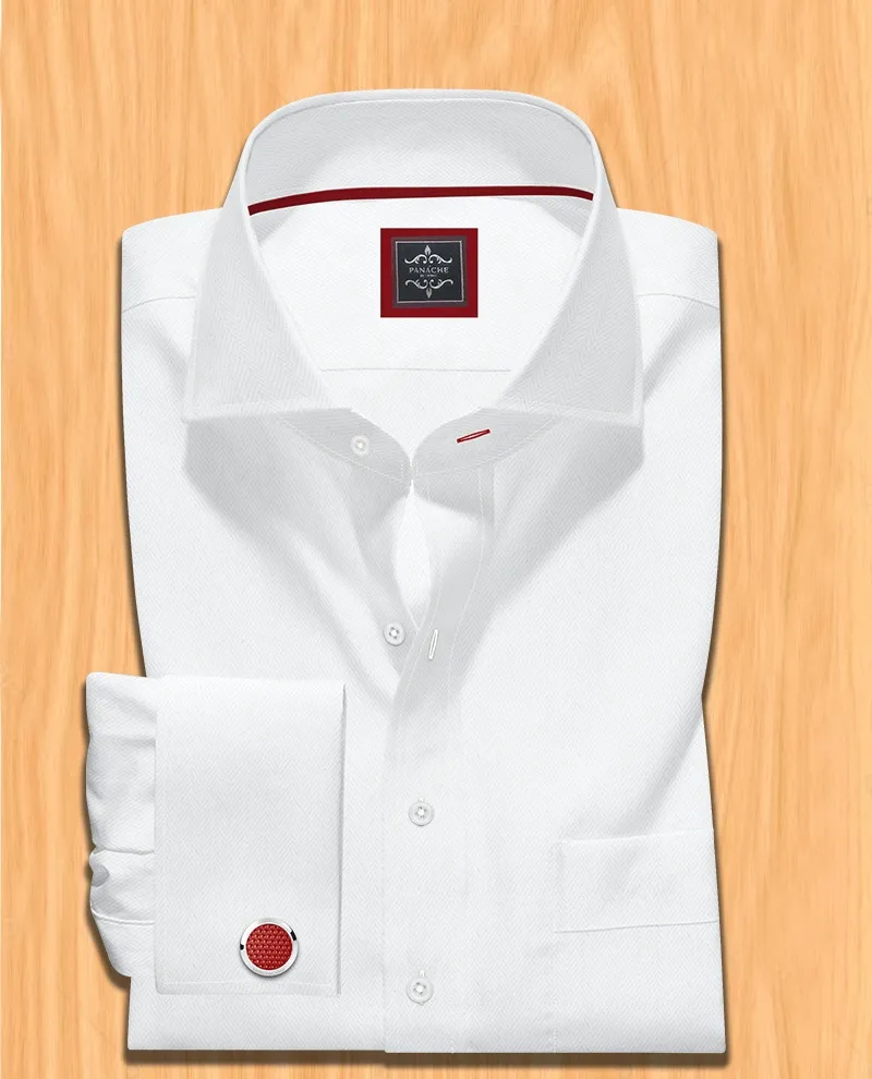 White Formal Shirt for Men