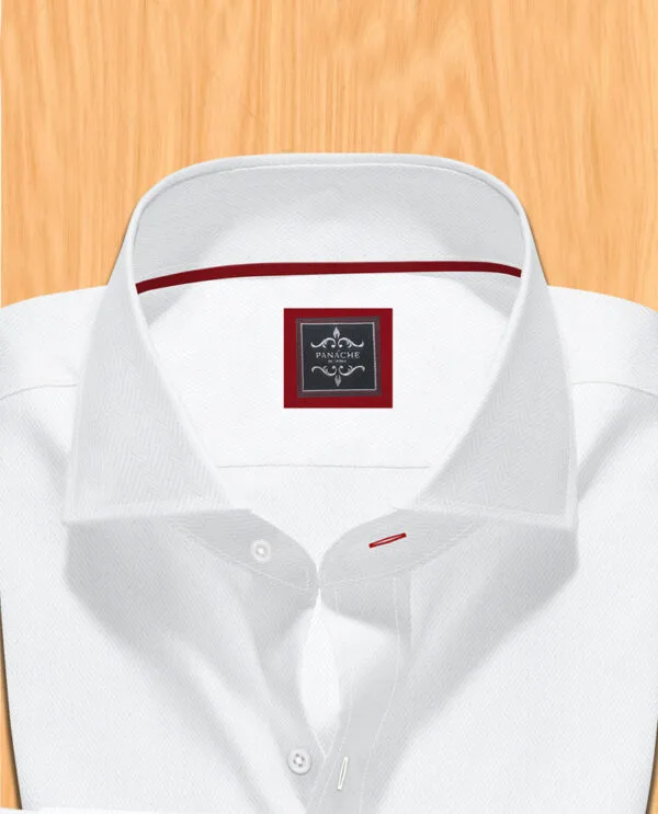 White Formal Shirt for Men