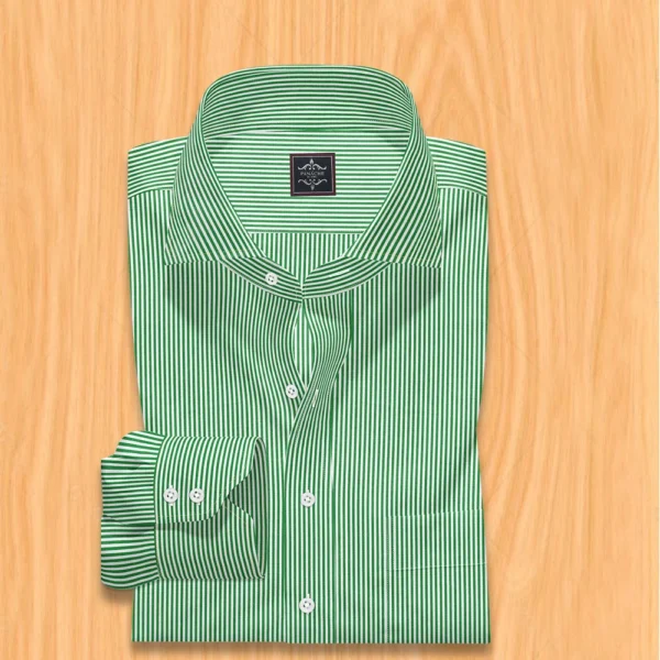 Green Shirt Dress Men