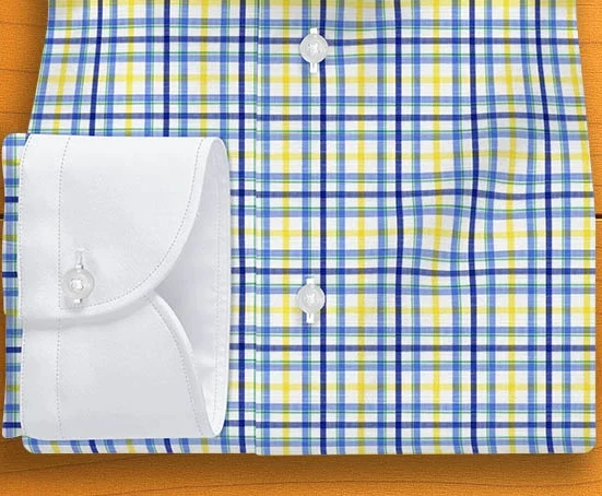 Plaid Dress Shirt Mens