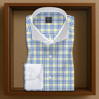 Plaid Dress Shirt Mens