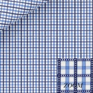 Checkered Blue Dress Shirt