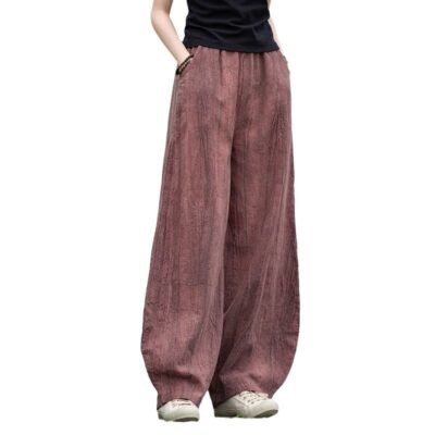 casual pants cotton and linen