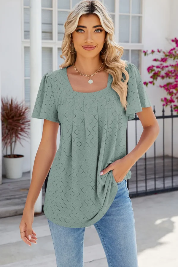 loose T-shirt top for women - Image 33